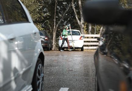 Langlauf-Parkplatz